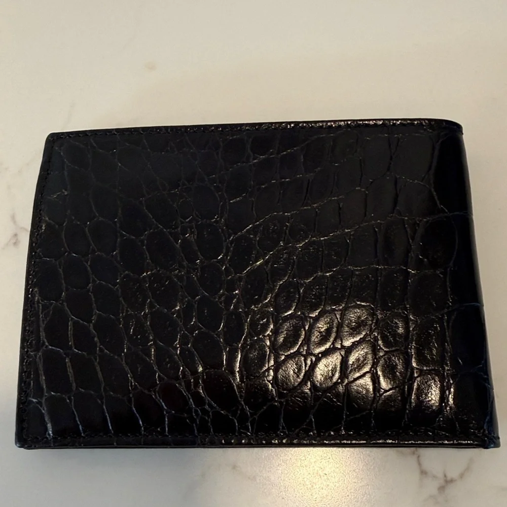 Prada Crocco Bifold Wallet